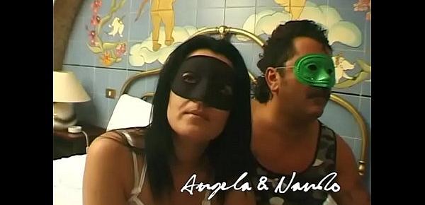  Italian amateur couple fucking in mask